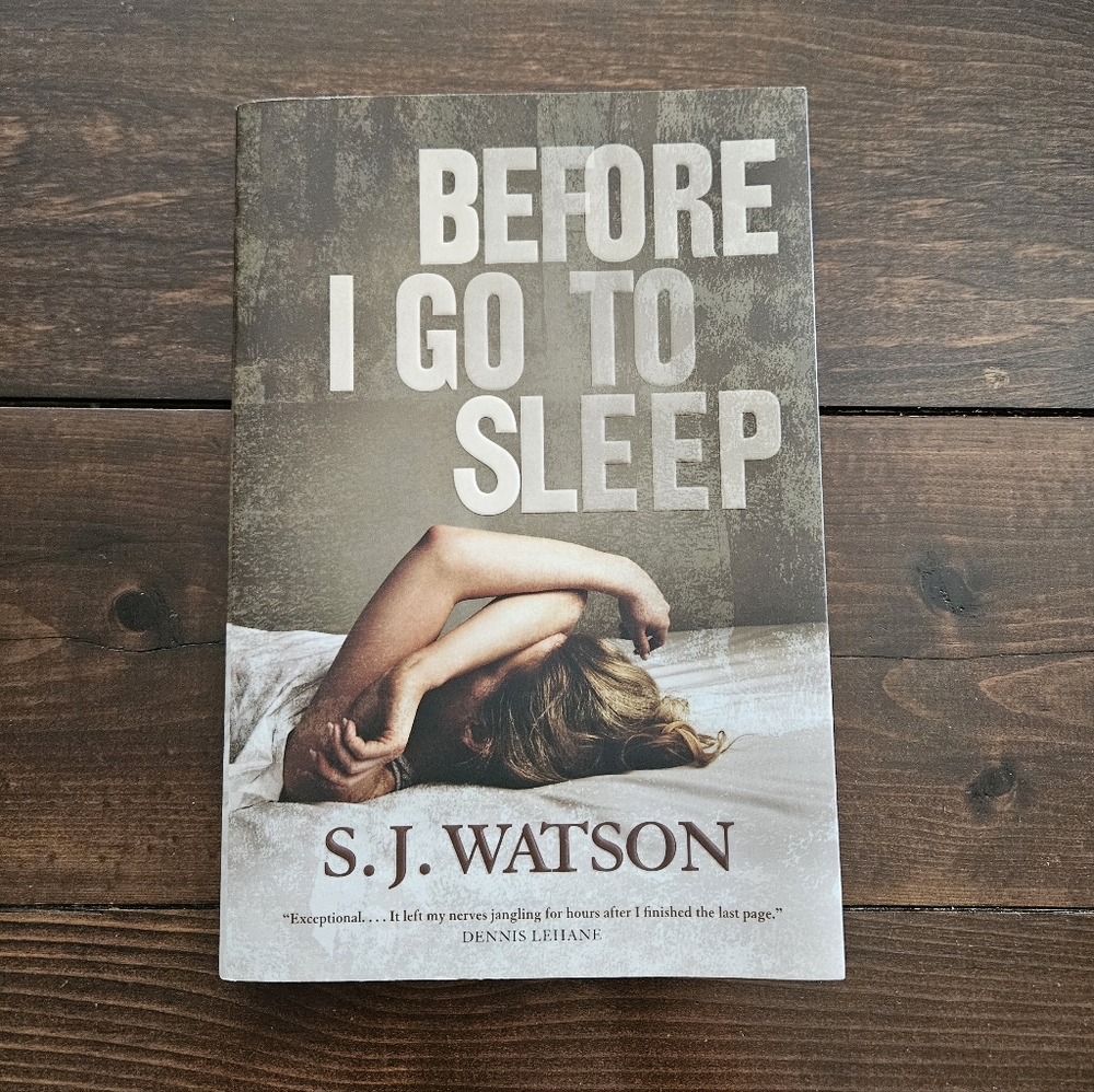 Before I Go To Sleep by S. J. Watson Paperback Mystery Thriller Bestseller